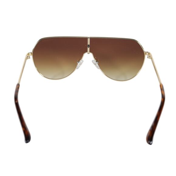 Steve Madden TYSON Metal Shield Sunglasses - Gold / Brown Gradient - NWT - Picture 6 of 7